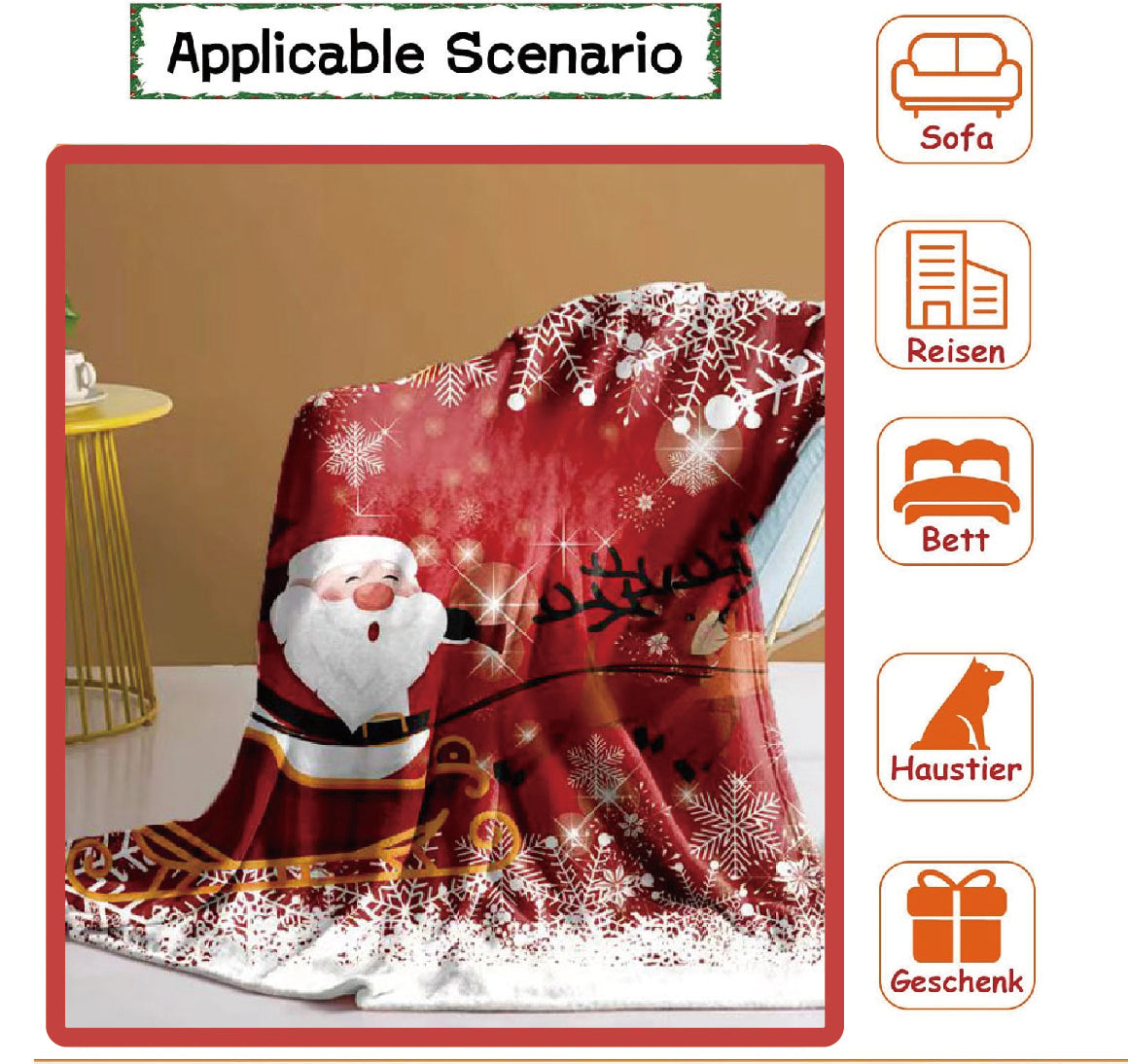 1pcs Red Buffalo Plaid Christmas Throw Blanket, Fuzzy Fluffy Soft Cozy Blanket, Fleece Flannel Plush Microfiber Blanket For Couch Bed Sofa